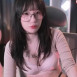 정지 풀린 마젠타 안경쓴 찐따미