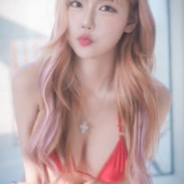 BJ 빛베리 화보 촬영 비키니 벗어서 큰 가슴 손브라