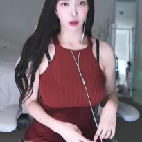빨간 골지 미시룩 겨우디 야벅지 자랑