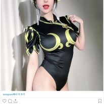 BJ 연나비 춘리 코스프레 하이레그