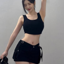 BJ 금화 골반 클라스 비키니, 크롭탑 몸매