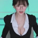 BJ 혜밍 섹시 비서룩 앙카 댄스 챌린지 단추푼 셔츠 가슴골